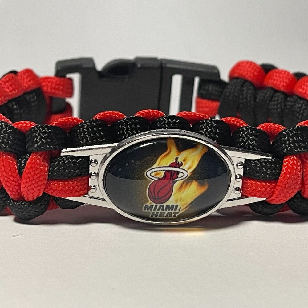 Miami Heat NBA Paracord Bracelet NEW
